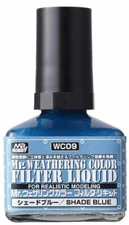 GSI Creos - Mr Hobby #WC09 Mr. Weathering Color Shade Blue 40ml 