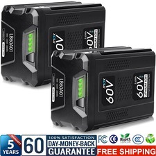 2X 5.0Ah For Greenworks Pro 60V Max Lithium Ion Battery LB60A00 LB605 LB60A02