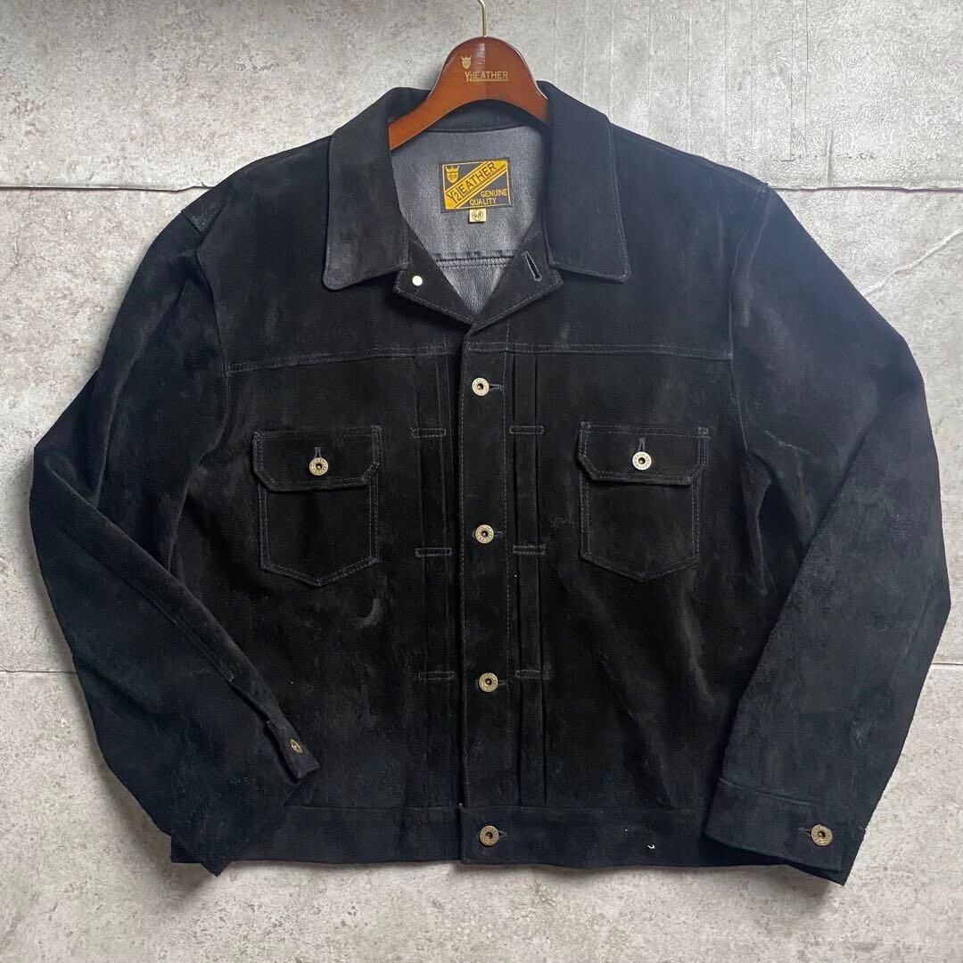 Y'2 LEATHER Leather Jacket Steer Suede 2nd Type G-Jean Size Y'2 LEATHER Leather Jacket Steer Suede 2nd Type G-Jean Size