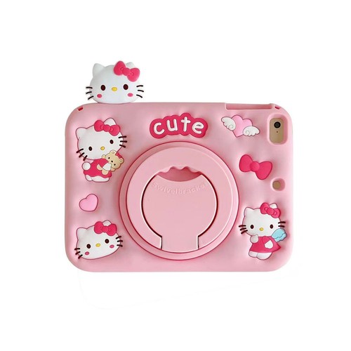 Kitty Stitch 360 Stand Cover Case For iPad 7/8/9th 10.2 Pro11 With PenSlot Strap - Picture 6 of 26