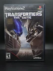 TRANSFORMERS: THE GAME PS2 PLAYSTATION 2 GAME COMPLETE W/ MANUAL CASE CIB