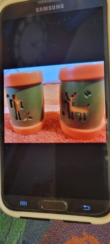 Vintage St. Labre Indian School Plastic Orange And Green Salt And ...