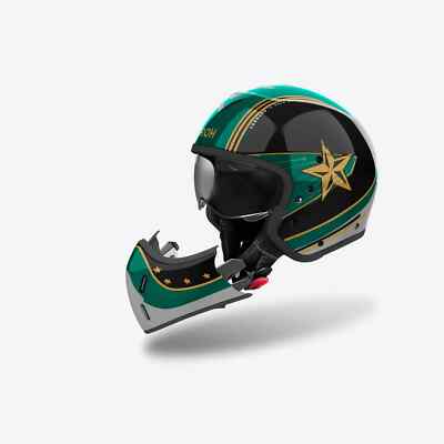 Casque Crossover Airoh J 110 Command Mint Green Taille XS S M L XL XXL