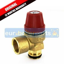 Crown  Unvented Cylinder 6 BAR Type Push Fit Pressure Relief Valve  BRAND NEW