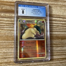 CGC 8 NM-Mint Typhlosion 35/95 Call of Legends Reverse Holo Rare Pokemon Card