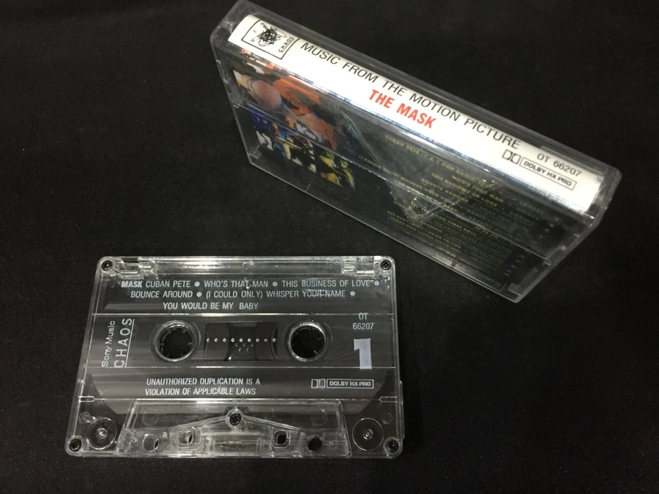 The Mask Music From The Motion Picture Soundtrack Cassette Tape Sony Music 1994 - Image 3 of 3