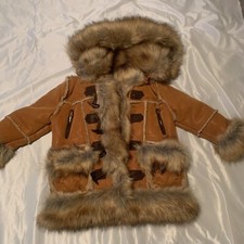 Jordan Craig Black Label Shearling Coat Kids childrens Size 4