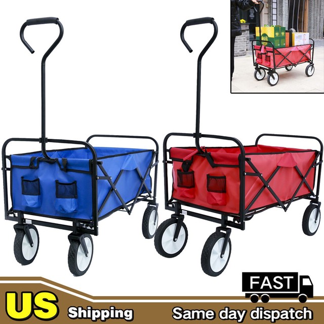 folding pull along wagon