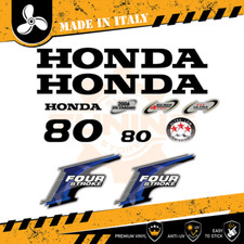 Decalcomania Adesivi Motore Fuoribordo Honda 80 cv Four Stroke - B