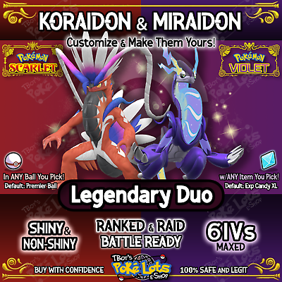 Koraidon Miraidon 💥 Legendary Paradox Duo 💥 Pokemon Scarlet