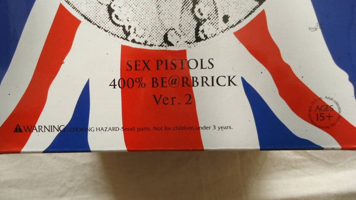 Sex Pistols BE@RBRICK Ver.2 400% Figure Bearbrick Medicom Sex Pistols BE@RBRICK Ver.2 400% Figure Bearbrick Medicom