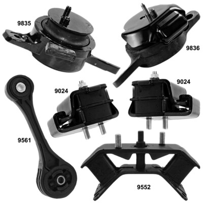 Engine Motor Mounts & Auto Trans Mount 6PCS Set for Subaru Outback 04