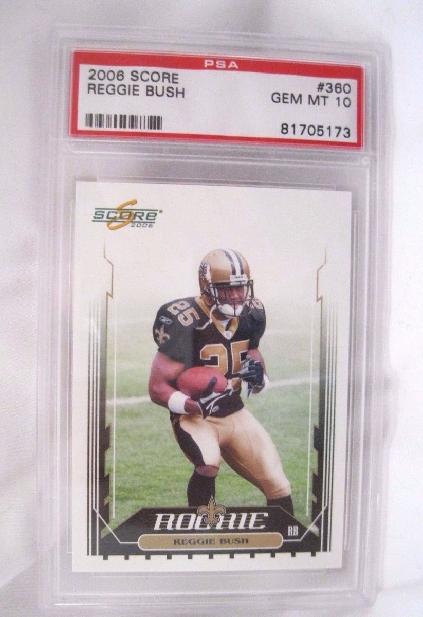 Reggie Bush RC 2006 Score Rookie #360 Graded GEM MINT PSA10!Saints