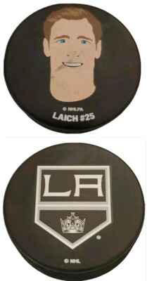 BROOKS LAICH #25 NHLPA NHL OFFICIAL PLAYER PHOTO HOCKEY PUCK LA KINGS  