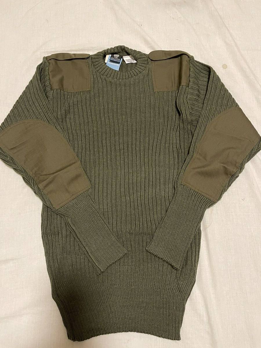 ニット/セーター TODAYFUL "Vintage Commando Knit Vintage 90s Army Sweater - Commando Sweater - Military Olive Wool
