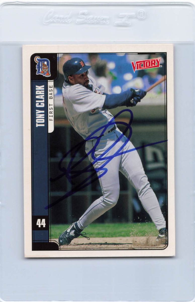 メジャーリーグ　カード　Tony Clark 2001 Victory #189 Tony Clark Tigers Signed Auto *H6012 | eBay