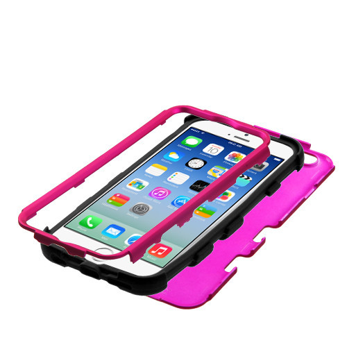 iPhone 6 (4,7") Hybrid Def Armor Case Dual Layered Cover + Displayschutzfolie - Bild 9 von 56