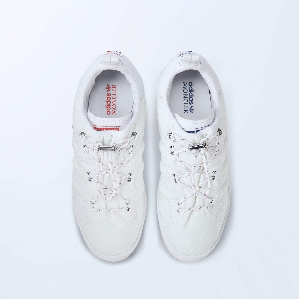 スニーカー Moncler Classic White Sneakers MONCLER | White Men's Sneakers | YOOX