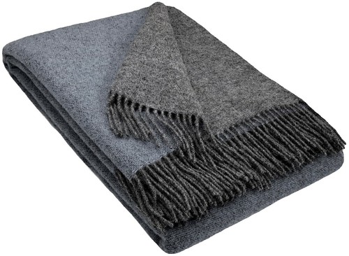 Produktbild von Wolldecke Aus 100% Schurwolle, 140x200 Cm – Kuscheliges Plaid In Doubleface-Farben