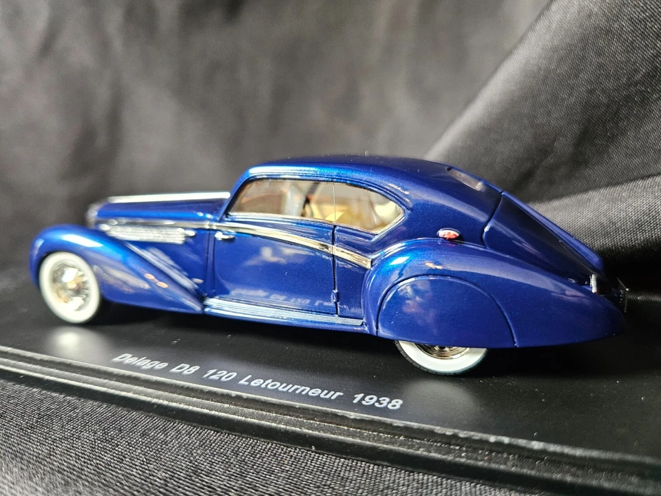 SPARK 1938 Delage D8 120 Letourneur 1:43 Scale Inv. #4192 - Image 3 of 4