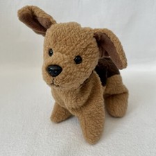 Ty Beanie Baby Tuffy the Dog Retired 1996 PVC Pellets Tush Tag Errors NO HANGTAG