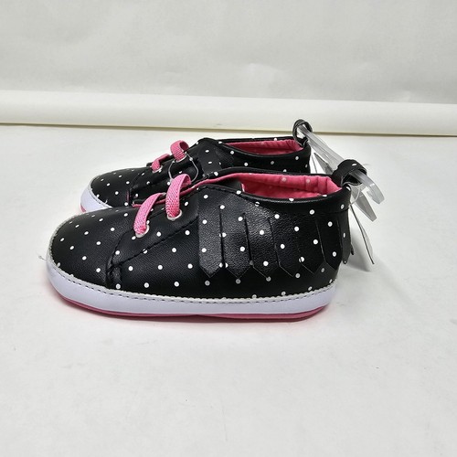 Child of Mine Baby Size 3-6 Months Polka Dot Shoes - Picture 1 of 9