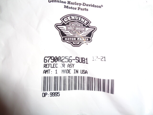 NOS Harley Davidson Reflector Assembly Red 67900256-SUB1 | eBay
