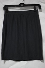 Black Vintage Striped Skirt