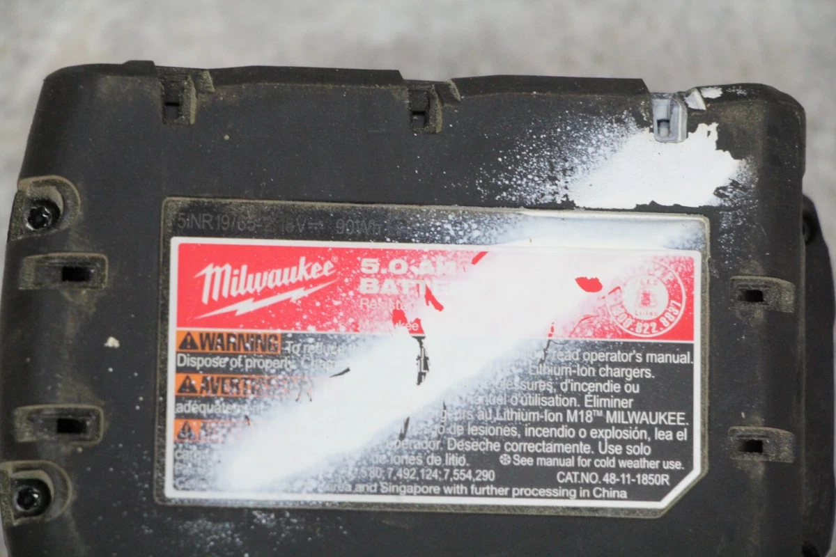 Milwaukee M18 REDLITHIUM XC5.0 Resistant Battery - 48-11-1850R 