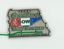 2006 WEST TENNESSEE GEOCOIN UNACTIVATED AND TRACEABLE