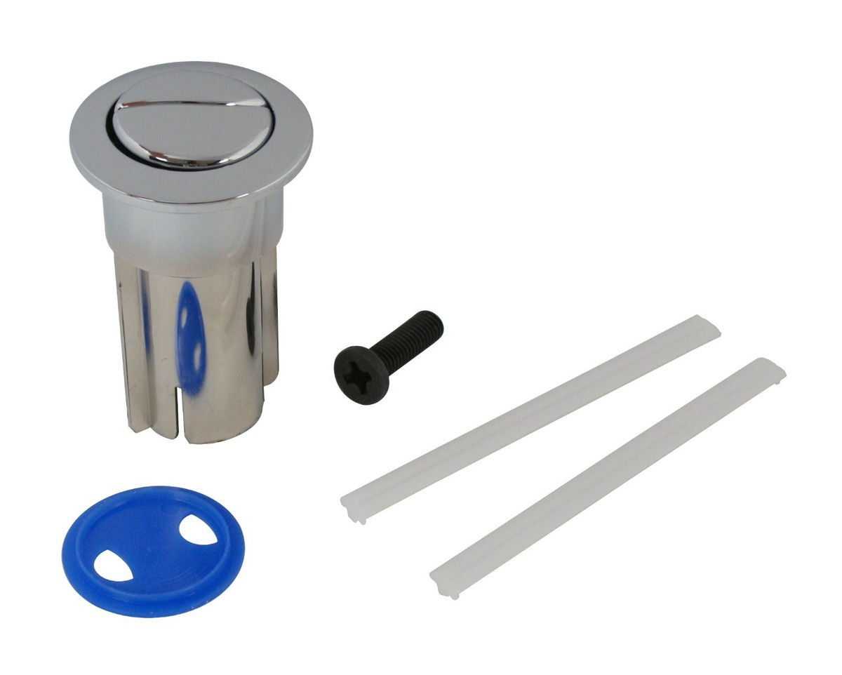 Dual Flush Valve Button For Roca Toilet - Replacement Push Button, 48mm Thread, 76mm Long, Compatible With AH0002000R