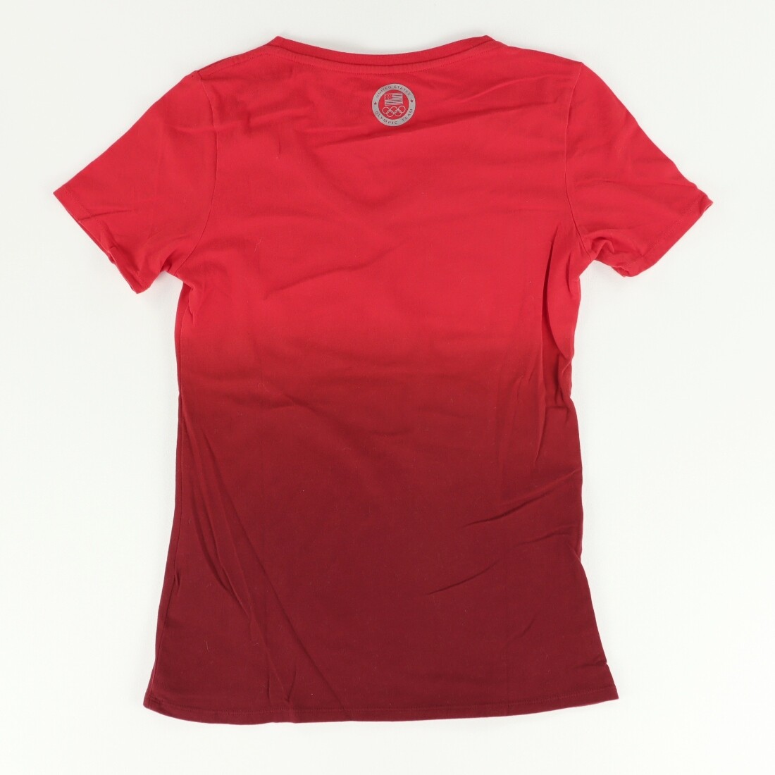 Nike USA Olympic Team 2016 Ombre V-Neck T-Shirt Red Men's S
