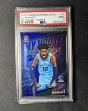 2019 Donruss Ja Morant My House Purple Rc Rookie PSA 9 Grizzlies