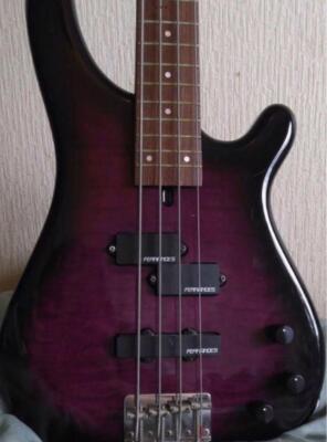 Electric Bass Guitar Fernandes FRB40 SPB Purple Sunburst 1995 Made