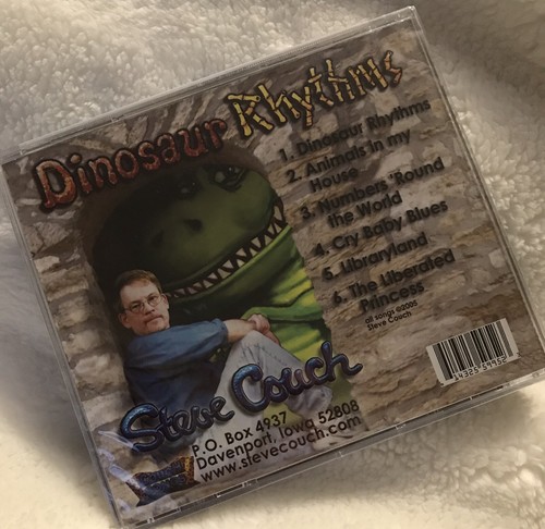 Dinosaur Rhythms Steve Couch CD 2005 Davenport Iowa Children’s Songs New - Picture 2 of 3