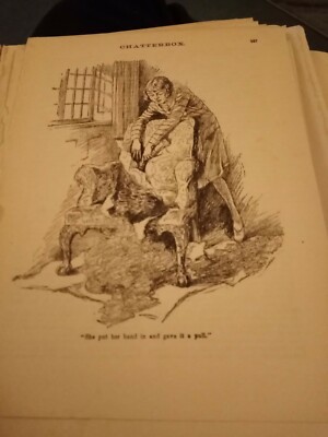 El13 Ephemera 1920s book picture she put her hand in and gave it a pull 