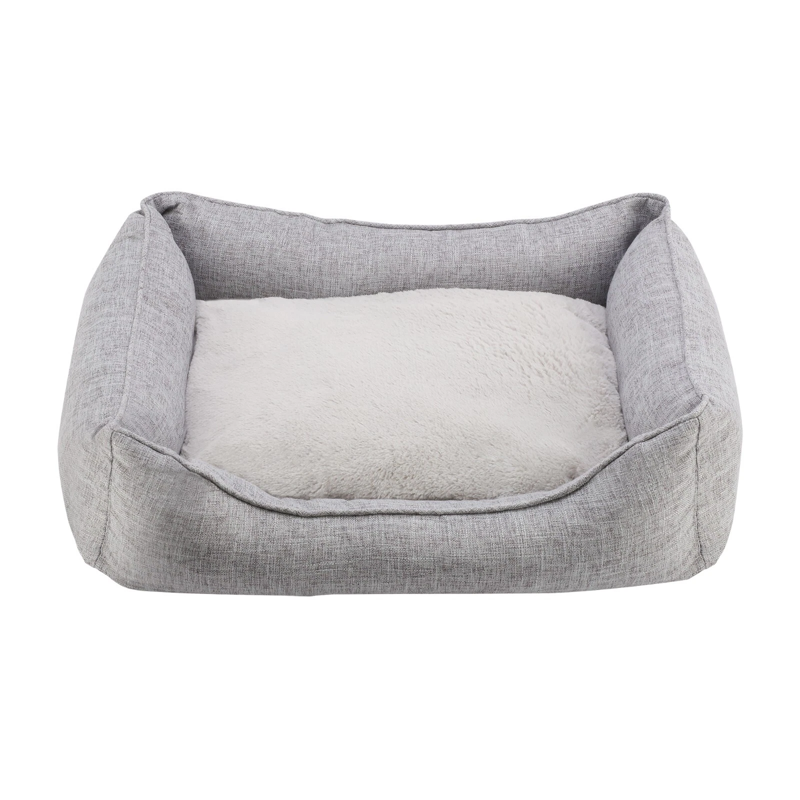 Dog and Cat Bed, Rectangle Washable Cuddler Bed, Anti-Anxiety & Calming Pet Bed