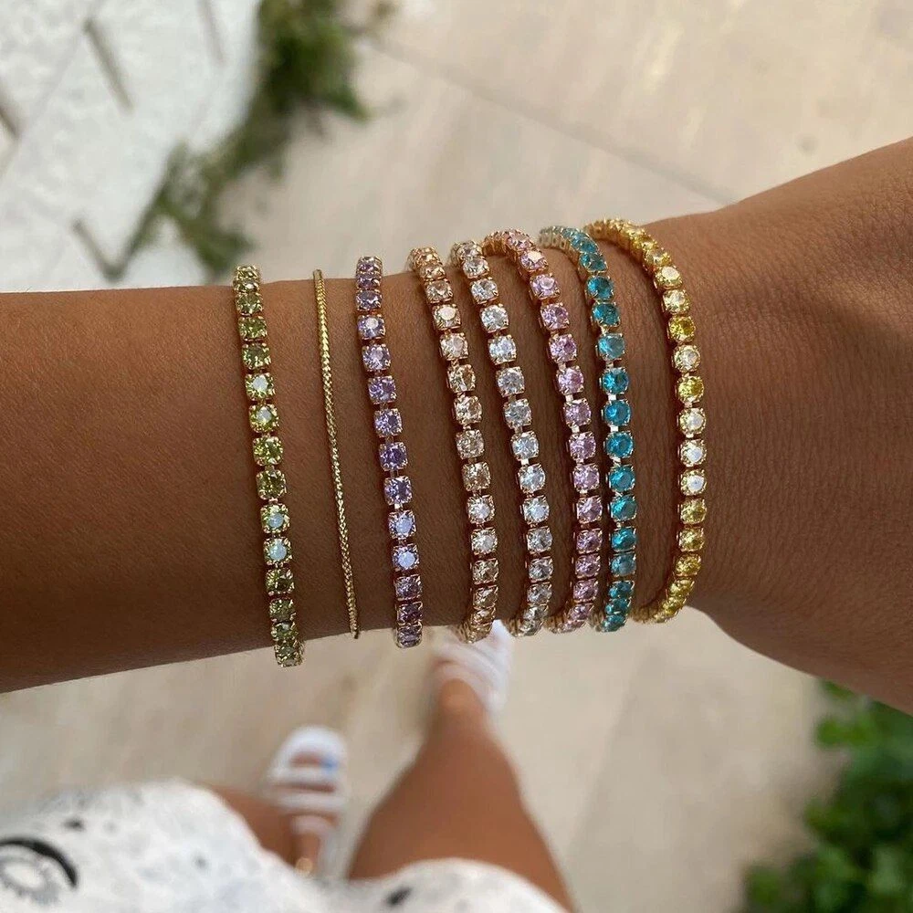 Adjustable birthstone bracelet deals
