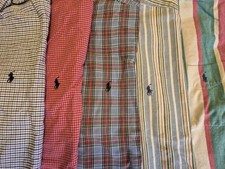 BUNDLE OF 5 POLO RALPH LAUREN L/S BUTTON DOWN SHIRTS MEDIUM