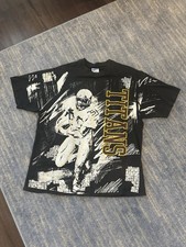 TENNESEE TITANS AOP VINTAGE T-SHIRT MADE IN USA