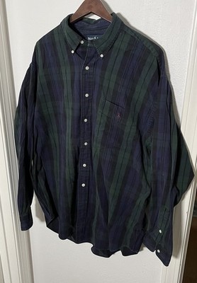 Vintage Polo Ralph Lauren The Big Shirt L/S Button Down Mens XL 