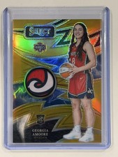 2025 Panini Select WNBA Georgia Amoore Sparks Gold Jersey Match! 8/10