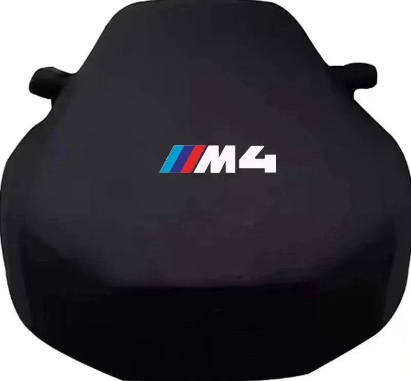 Cubierta de coche elástica de ajuste a medida premium interior BMW M3 G80 M4 G82 logotipo de ajuste personalizado Foto 4 de 4