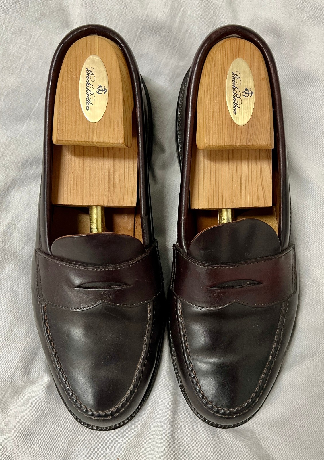 Alden 986 Color 8 Shell Cordovan LHS / Penny Loafer