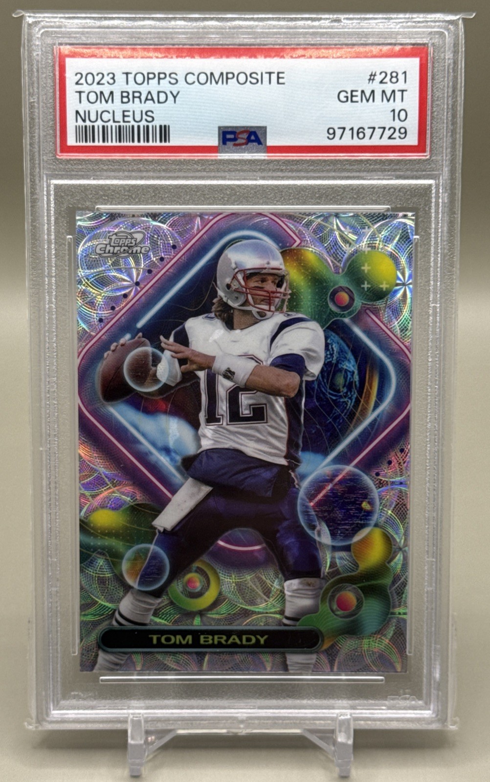2023 Topps Composite 281 Tom Brady Nucleus PSA 10 💎🚨