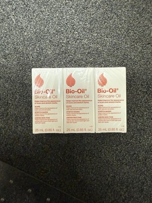 3 Pack Bio-Oil Skincare Body Oil Moisturizer Scars & Stretch Marks 0.85Fl. oz