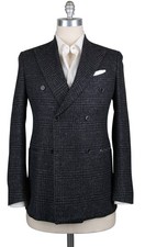 Luigi Borrelli Dark Gray Wool Blend Sportcoat - 40/50 - GUDP206432 