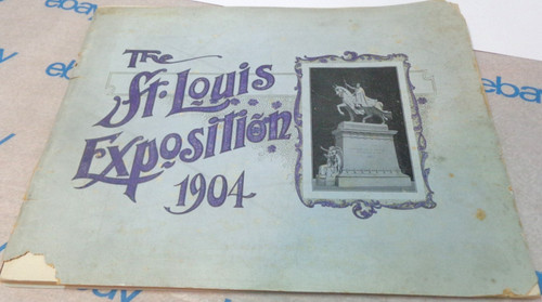 ST LOUIS EXPOSITION 1904 PHOTOGRAFH SOUVENIR BOOK J MURRAY JORDAN WORLDS FAIR