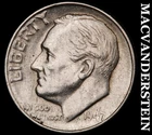 1947-D Silver Roosevelt Dime - Scarce  Better Date  No Reserve  #J7740