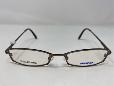 Pepsi Eyewear 3214 BRN 48-18-135 Brown Metal Full Rim Eyeglasses Frame ZC00